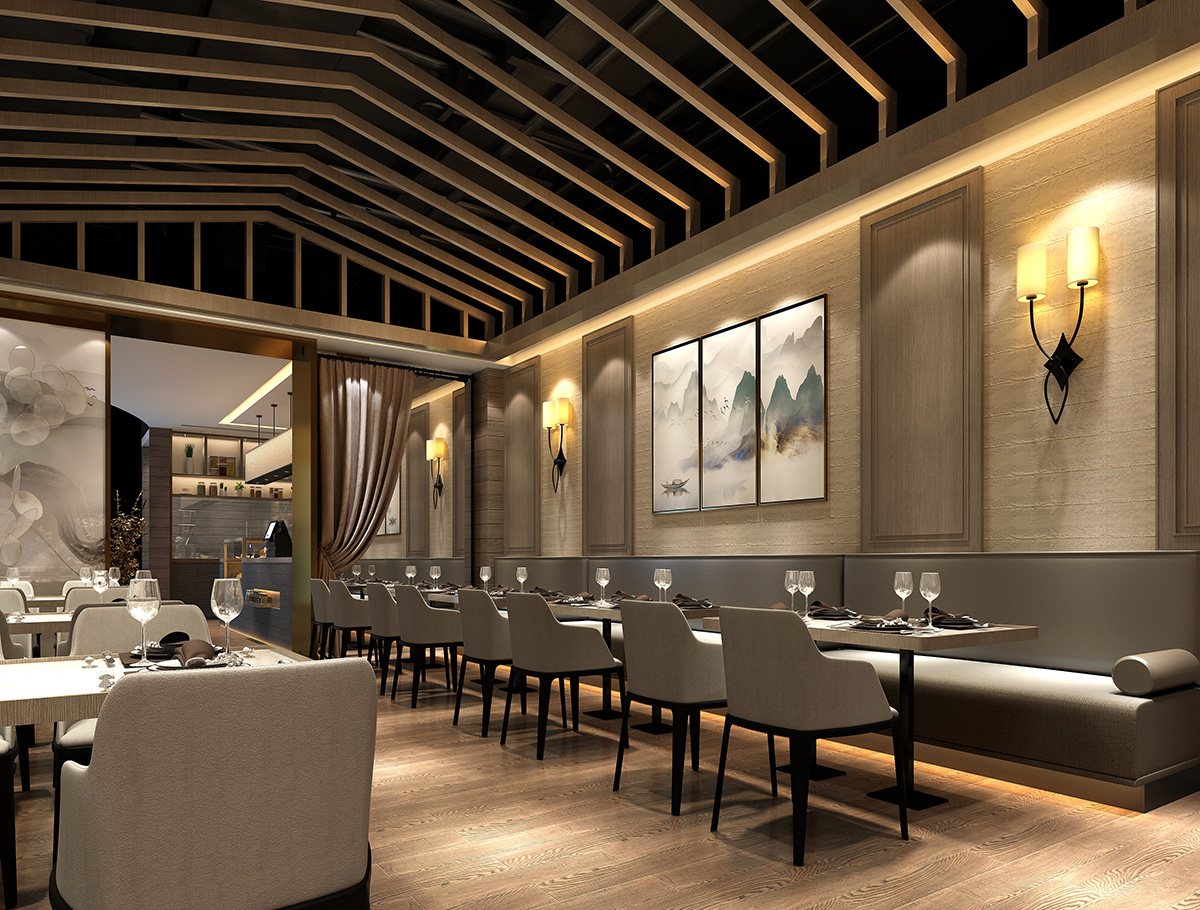 深圳禾山有素餐廳設計